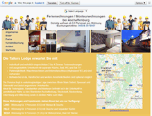 Tablet Screenshot of monteurzimmer-aschaffenburg.com